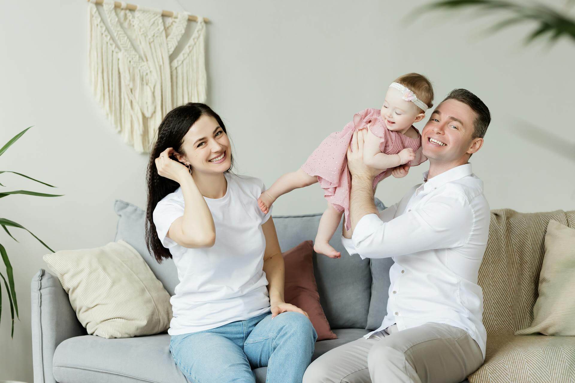 group family with their child